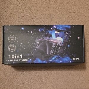 10 in 1 Charging Station with USB Ports